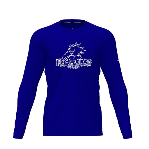 [FTLCDFRY-YXS-LOGO1] Dri Fit Performance T-Shirt (Youth XS, Royal, Logo 1, Long Sleeve)