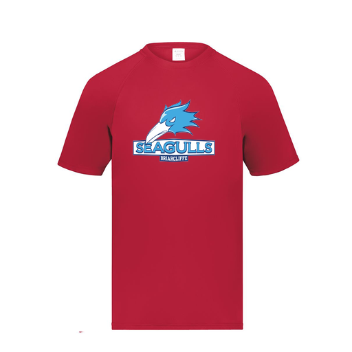 [2790.083.S-LOGO1] Men's Smooth Sport T-Shirt (Adult S, Red, Logo 1)