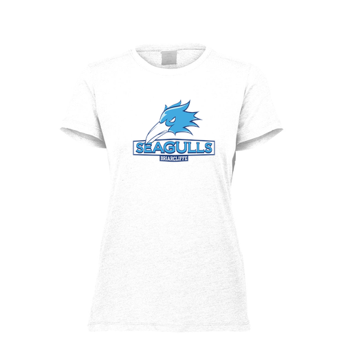 [FTSCUBWH-FAXS-LOGO1] Decker Women's Tri-Blend T-Shirt - Short Sleeve (Female Adult XS, White, Logo 1)