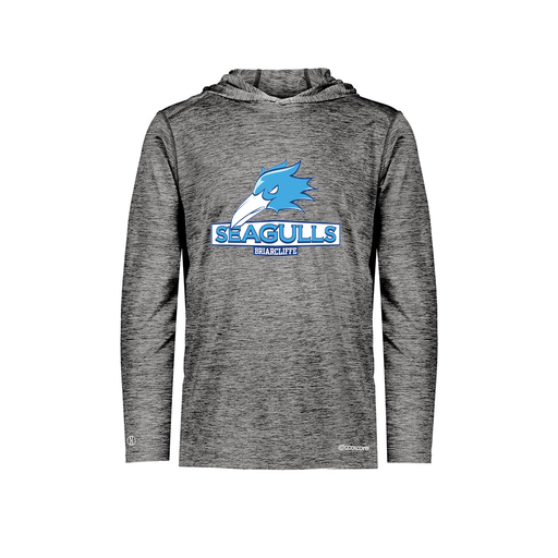 [FOLHCGBK-AS-LOGO1] Men's Charge Hoodie (Adult S, Black, Logo 1)