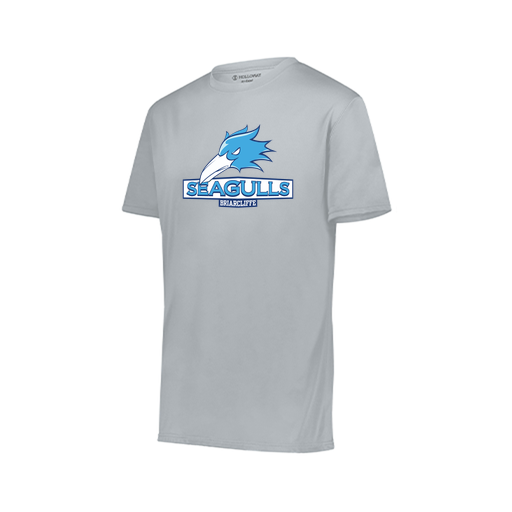 [222818.099.S-LOGO1] Men's Movement Dri Fit Shirt (Adult S, Silver, Logo 1)