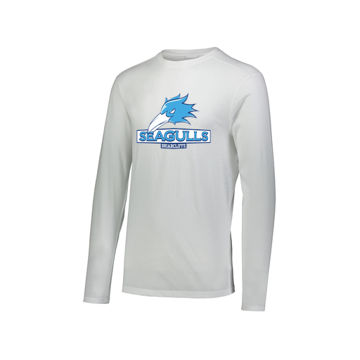 [3075.005.XS-LOGO1] Men's LS Ultra-blend T-Shirt (Adult XS, White, Logo 1)