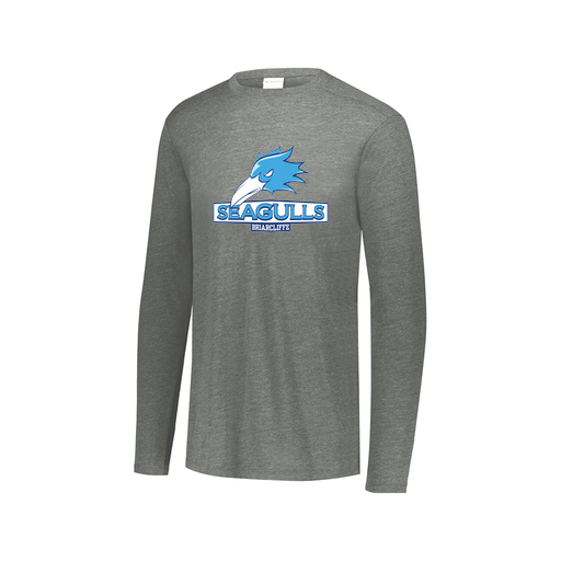 [3075.013.XS-LOGO1] Men's LS Ultra-blend T-Shirt (Adult XS, Gray, Logo 1)