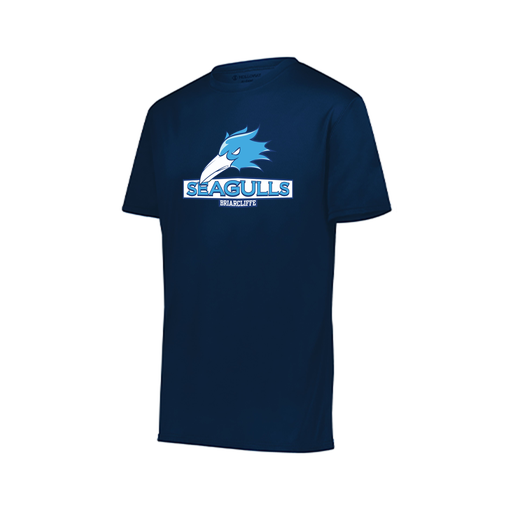 [222819.065.XXS-LOGO1] Youth Movement Dri Fit Shirt (Youth XXS, Navy, Logo 1)