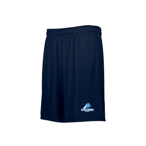[229611.065.S-LOGO1] Decker Youth Swift Short (Youth S, Navy, Logo 1)